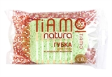 Губка для тела TIAMO NATURA «Овал», целлюлоза+массаж